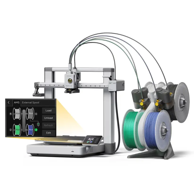 Bambu Lab A1 Combo 3D Printer With AMS 2 Bambu Lab A1 Combo 3D Printer With AMS