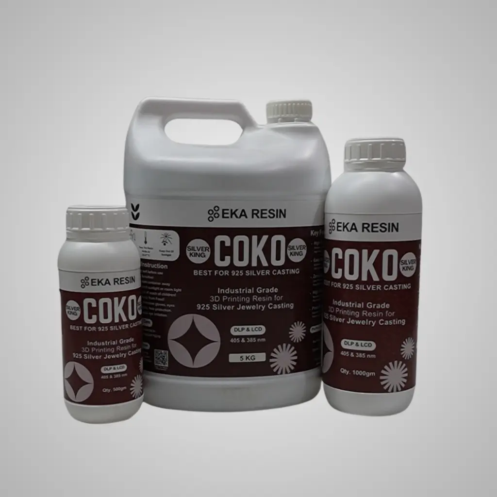 EKA COKO Castable Resin - 5kg Bulk Pack for Professional Jewellery Casting 1 EKA Resin COKO 5kg – Castable Resin for Silver Jewellery