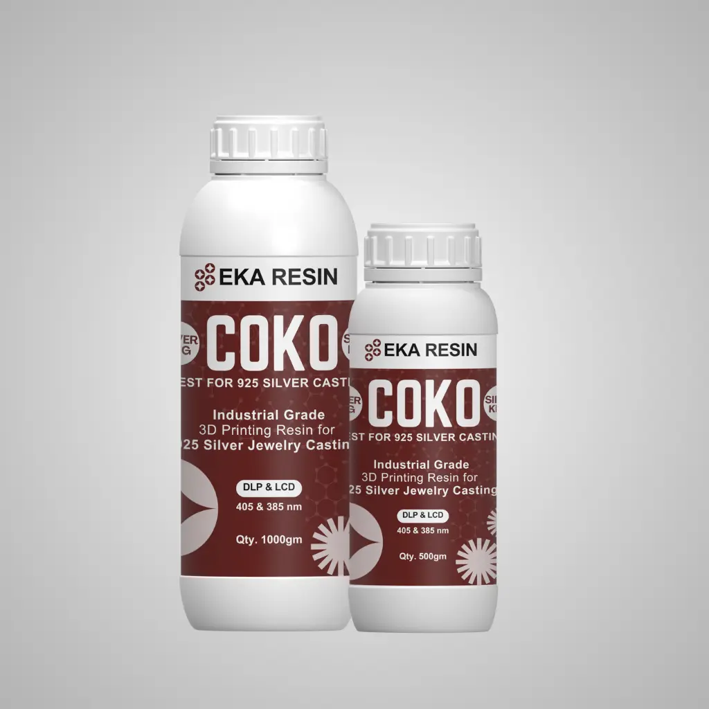 EKA COKO Castable Resin - 5kg Bulk Pack for Professional Jewellery Casting 3 EKA COKO Direct Castable Resin for 925 Silver Casting