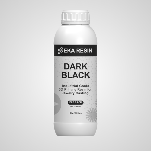 EKA Dark Black Direct Castable Resin for Jewelry - 1kg