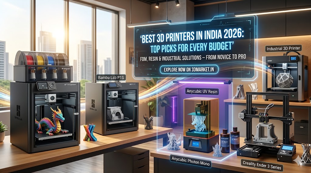 Best 3D Printers in India (2026) – Top Picks for Every Budget