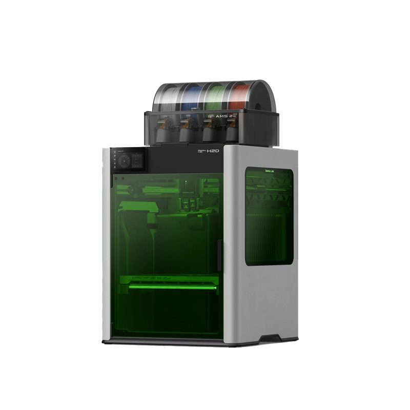 Bambu Lab H2D Combo 2 40W Laser 3D Printer | Dual Nozzle & Multi-Function 2 Bambu Lab H2D Combo 2 with 40W Laser Module 3D Printer