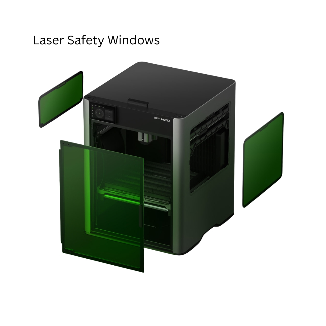 Bambu Lab H2D Combo 2 40W Laser 3D Printer | Dual Nozzle & Multi-Function 3 Bambu Lab H2D Combo 2 with 40W Laser Module 3D Printer