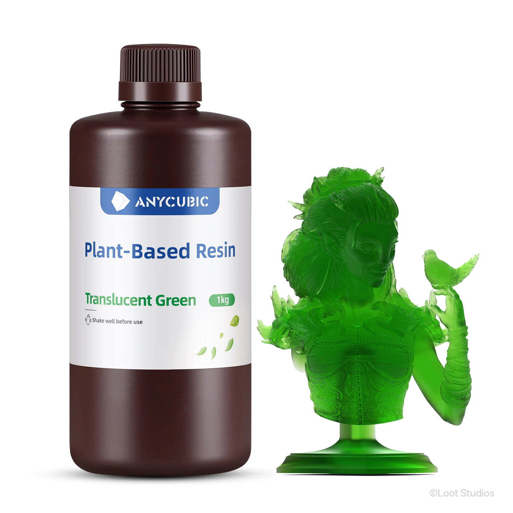 Anycubic Plant-Based UV Resin 1 KG 3 Anycubic Plant-Based UV Resin 1 KG - Image 3