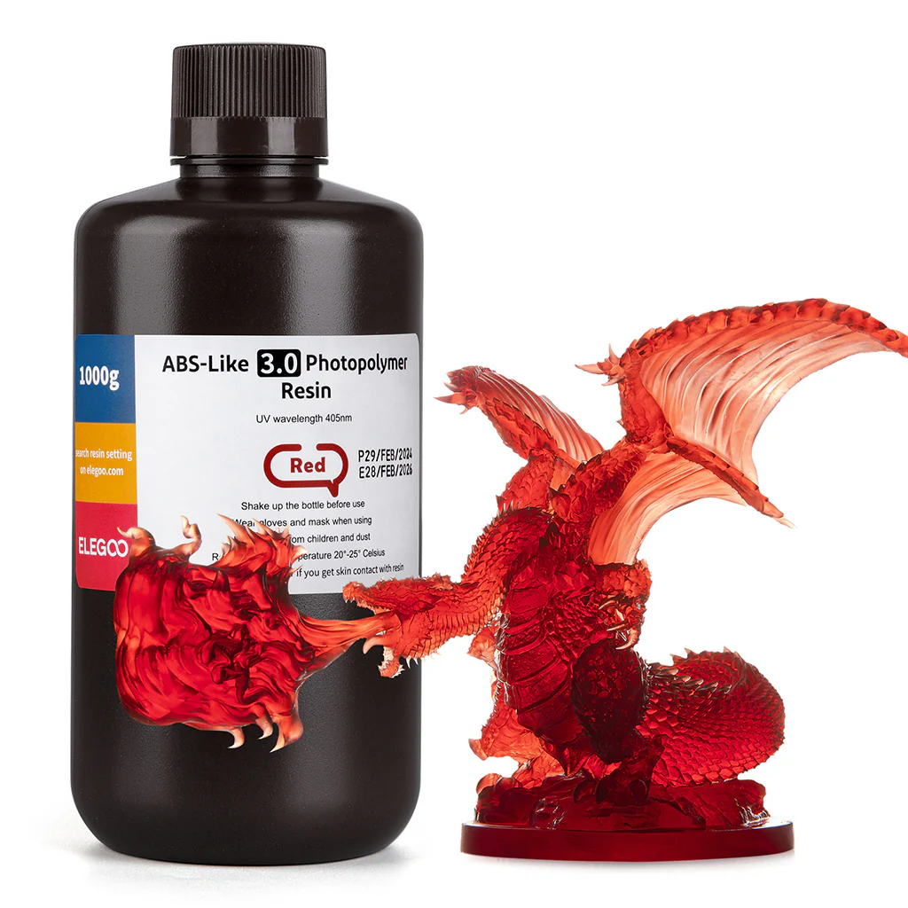 Elegoo ABS-like Resin V3.0 Colored 1KG 1 Elegoo ABS-like Resin V3.0 Colored 1KG