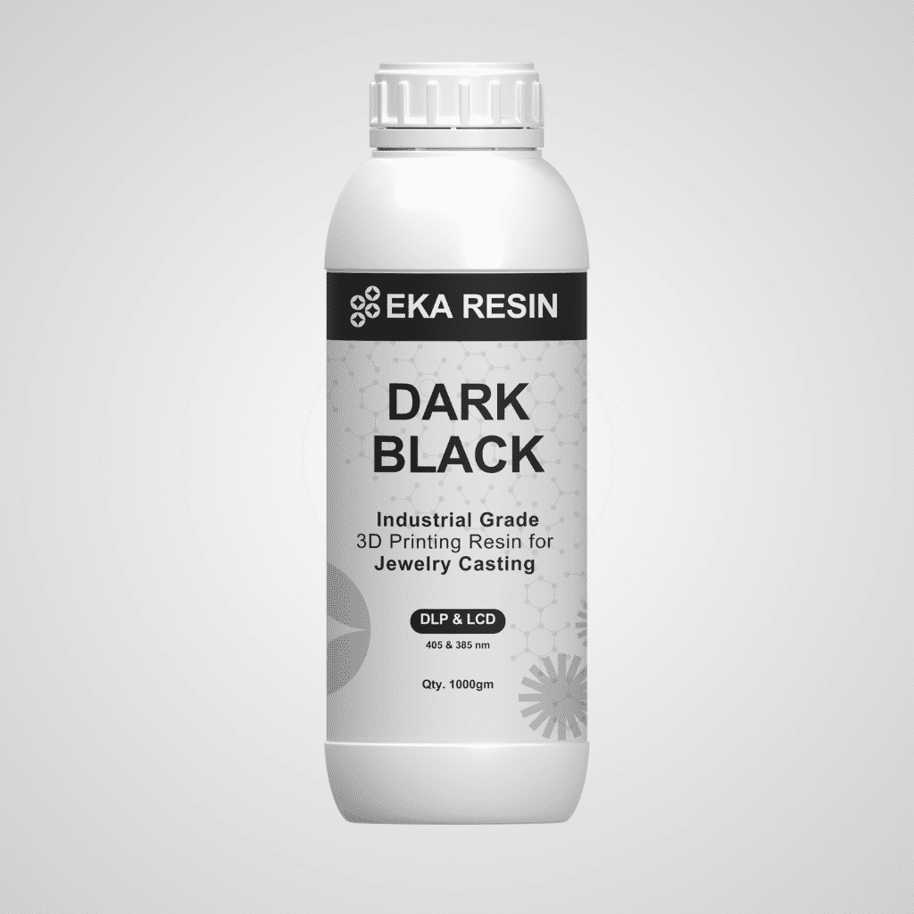 EKA Dark Black Direct Castable Resin for Jewelry - 1kg