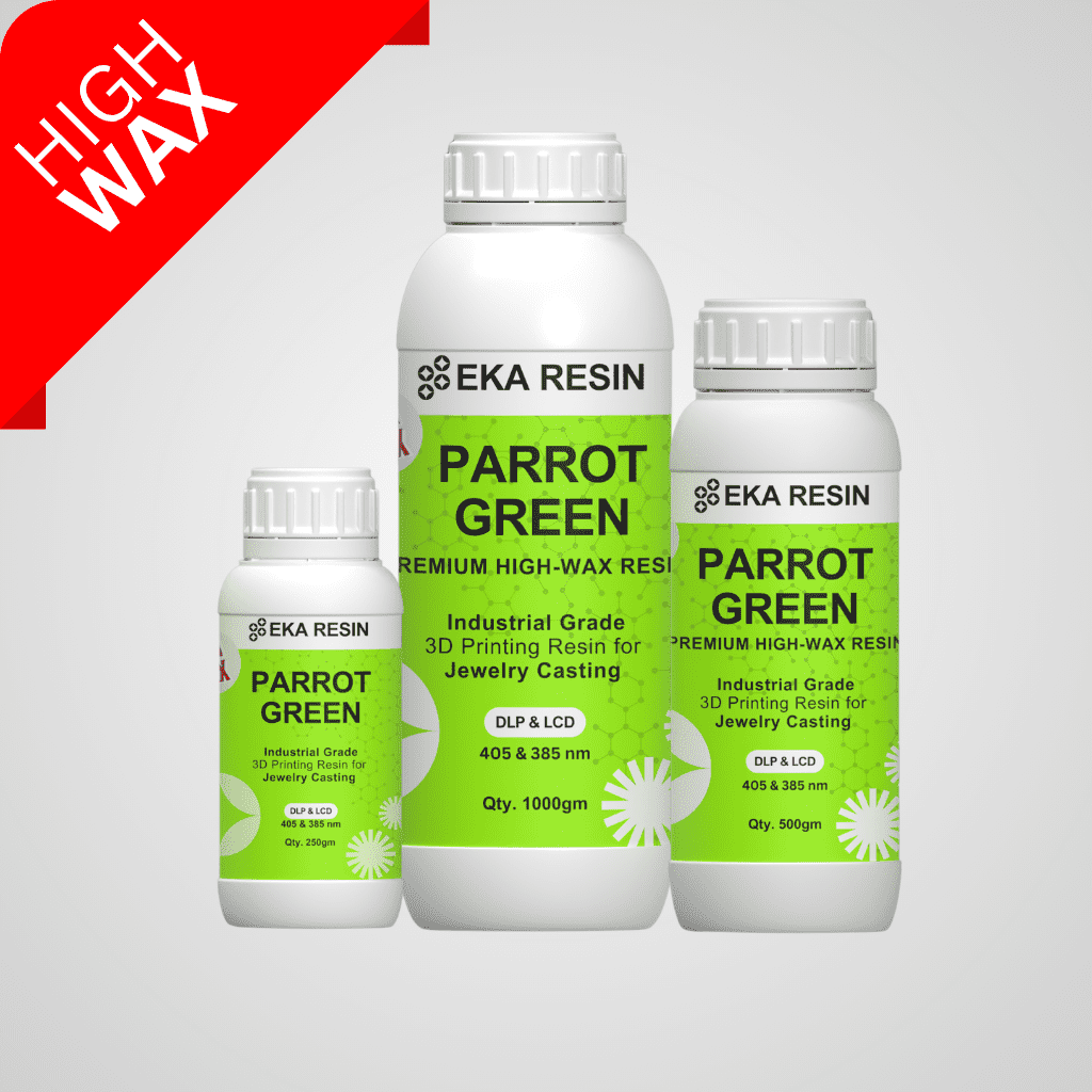 EKA Parrot Green High Wax Castable Resin